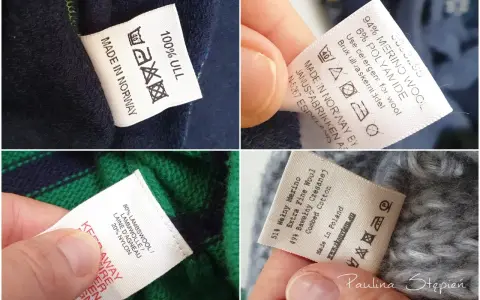 Etykiety ubrań: 100% ULL, wełna merino, bawełna. Sprawdź, ull co to za materiał, by dbać o odzież.