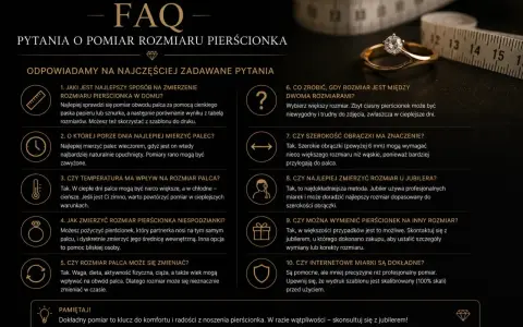 Złoty pierścionek zaręczynowy z brylantem i miarką krawiecką. Poradnik o najczęstszym rozmiarze pierścionka zaręczynowego.