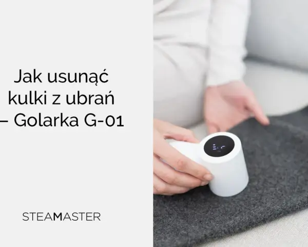 Zmechacony sweter odzyskuje dawny blask dzięki golarce G-01.